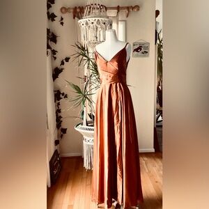 RYANTH  Satin dress size small